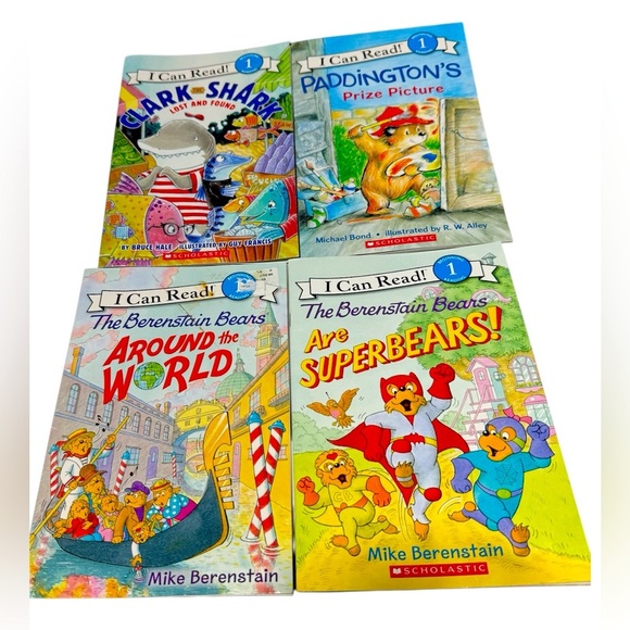 Scholastic- I Can Read 4 Book Bundle. Beginning 1 Reading. - Picture 1 of 2